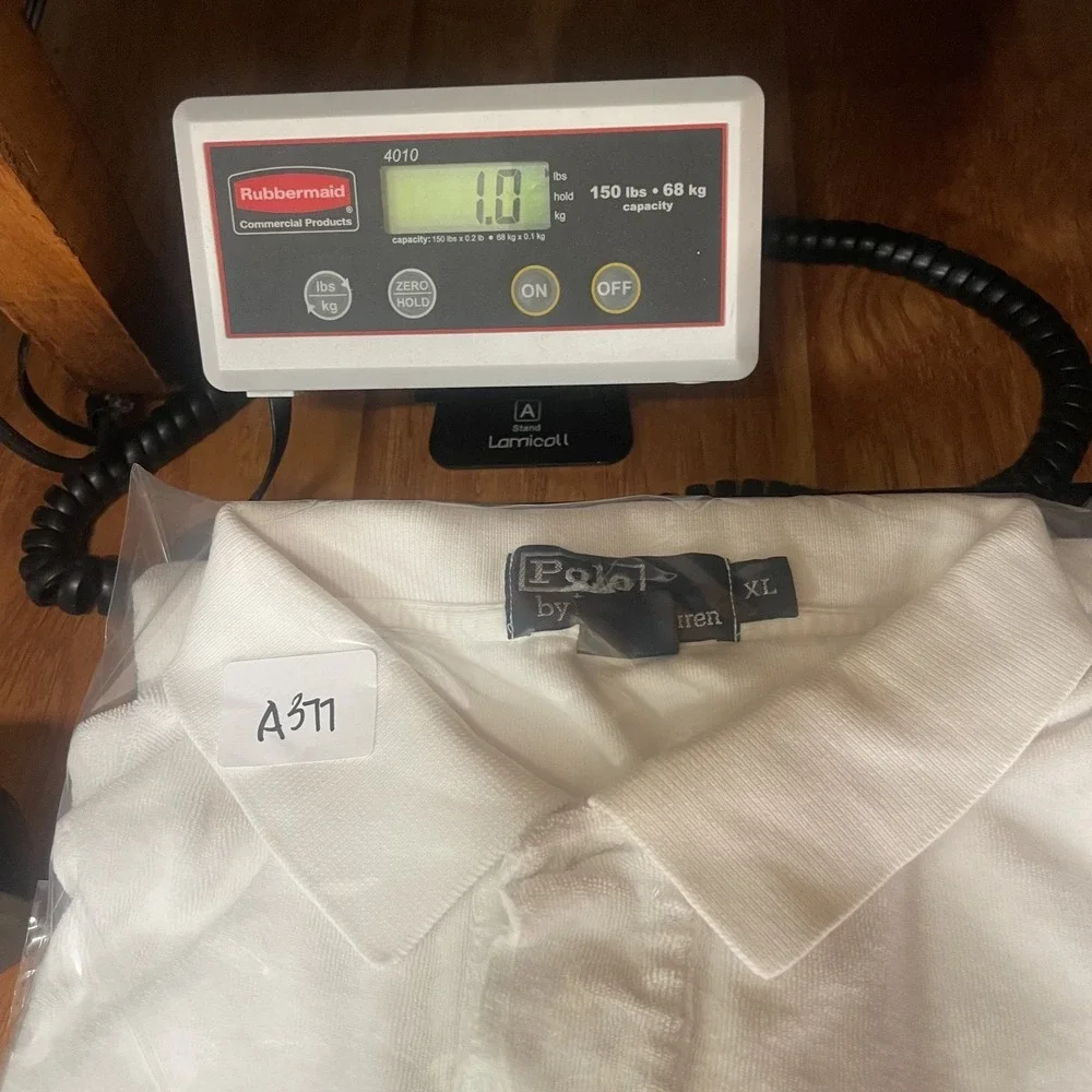 VTG Polo Ralph Lauren Terry Cloth Polo Men's XLarge White Pullover Golf Tennis - Picture 11 of 11